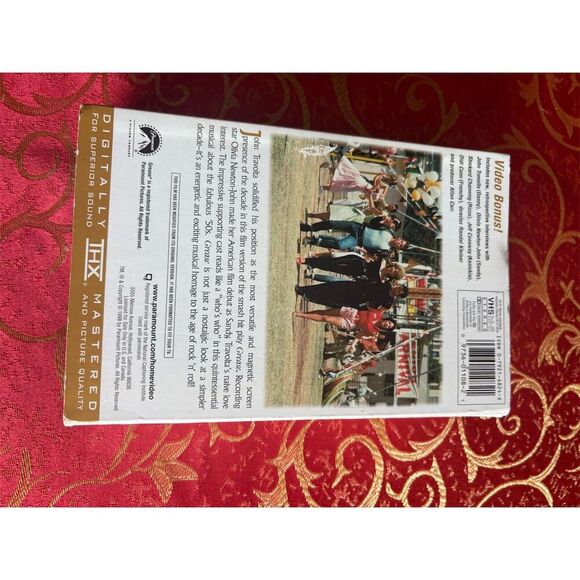 Grease 20th Anniversary VHS John Travolta Olivia Newton-John Musical - Picture 5 of 8